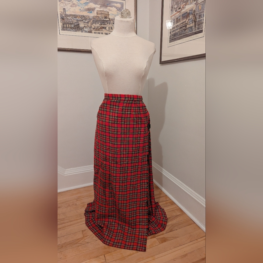 Plaid Red Women's Skirt